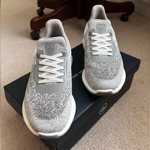 Peter Millar Hyperlight Apollo Sneakers Shoes - 
Grey White (MA22EF11) Men's 9.5